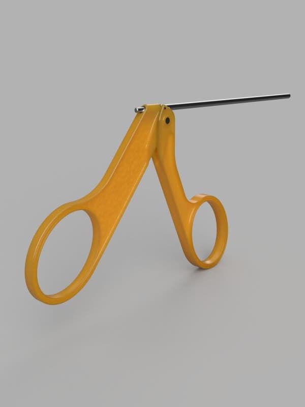 Design render of a prototype surgical instrument